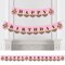 Big Dot of Happiness Pink Monkey Girl - Birthday Party Bunting Banner - Pink Party Decorations - Happy Birthday